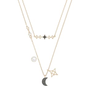 Conjunto de colares Swarovski Symbolica com correntes de metal misto
