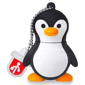 Unidade flash USB BORLTER CLAMP 32GB Cute Penguin modelo USB 2.0