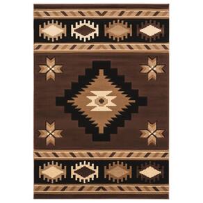Tapete Runner United Weavers Bristol Caliente Castanho 80x225cm