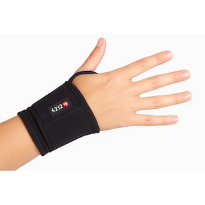 Munhequeira Dedeira Magnética Neoprene Preto Único Bilateral - Terumi