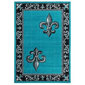 Tapete Runner United Weavers Bristol Lilium Turquesa