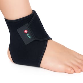 Tornozeleira Magnética Neoprene Preto Único Bilateral - Terumi