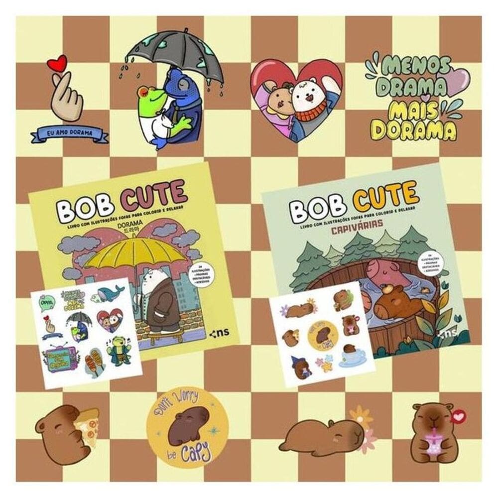 Kit Bob Cute – Dorama + Capivárias