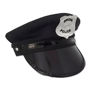 Chapéu Boina Quepe Temático Fantasia Carnaval Festa Estilo do Chapéu:Polícia