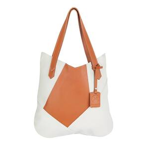 Bolsa Ombro Maria em Couro autêntico Cor Off White