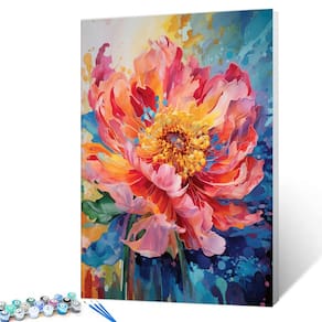 Kit de pintura por número Aihonmin Beautiful Blossom Floral