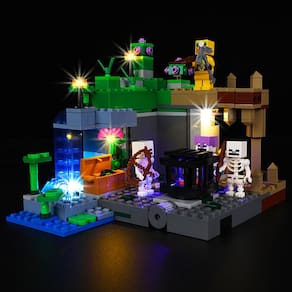 Kit de iluminação LED Kyglaring para Lego Minecraft Skeleton Dungeon