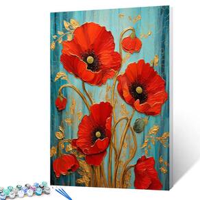 Kit de pintura por número Aihonmin Beautiful Blossom Floral