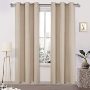 Cortinas Blackout DWCN com isolamento térmico 38x84cm bege