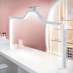 Lâmpada Nail Tech Afatnao atualizada, dobrável de 34 cm com suporte para telefone
