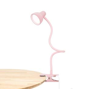 Candeeiro de mesa LifMira Pink Clip on Reading Light, 3 cores, 10 brilhos