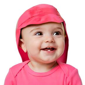 Boné Praia Bebê Proteção UV Pink Neon Up Baby