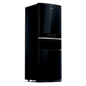Geladeira Brastemp Inverse Frost Free 419L Preta Freeze Control Pro BRY59CEANA 110V