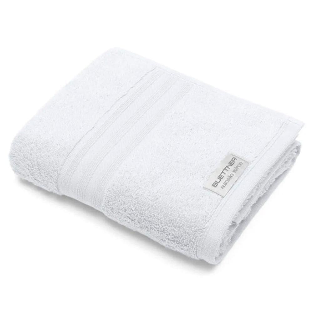 Toalha De Rosto Buettner Algodão Egípcio 50cmx80cm Platine Branca