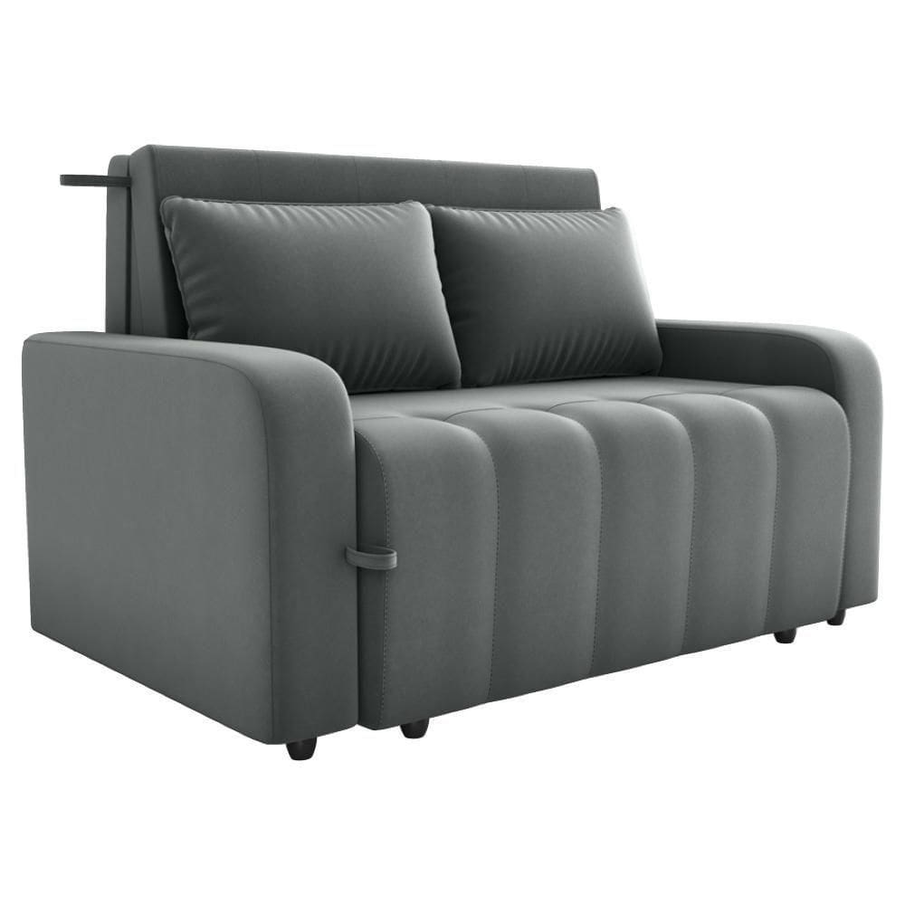 Sofa Cama 2 Lugares 138 Cm Amora Veludo Maserati Milani Store Chumbo