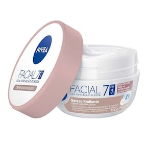 Nieva Hidrante Facial 7 em 1 NIVEA Beleza Radiante - 100g Pr