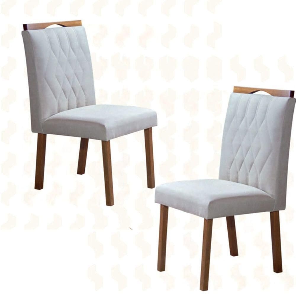 Cadeiras Para Mesa De Jantar Estofada - Apolo - Art Salas