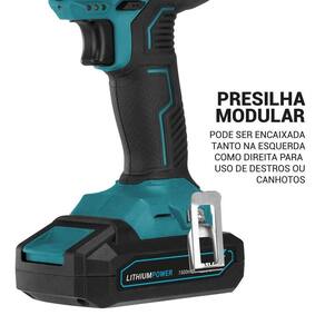 Parafusadeira Philco PPF21M Maleta + Fenda e Philips 21V Bateria