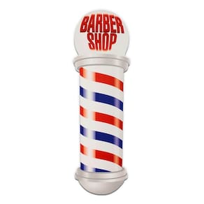 Placa Decorativa Recorte Barbearia Barber Shop 40x12 Cm