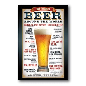 Placa Decorativa Beer Cervejas Frase Mdf 30x40 Cm