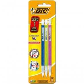 Lapiseira Bic Shimmers 0,5mm Borracha Na Ponta Multicor Embalagem Leve 3 Pague 2