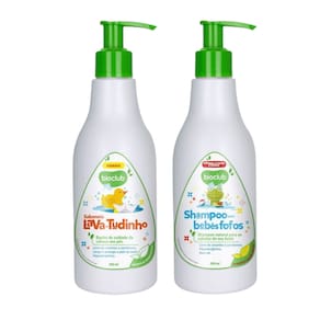 Kit Shampoo e Sabonete para Bebês - Bioclub