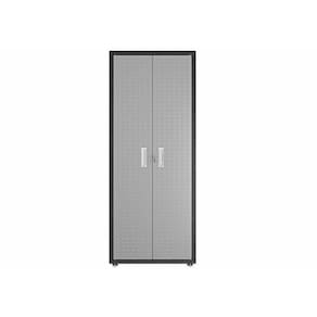 Armário Multiúso Titanium Itatiaia 2 Portas - Preto c/Cinza