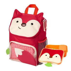 Kit Mochila Escolar e Lancheira Zoo Raposa - Skip Hop