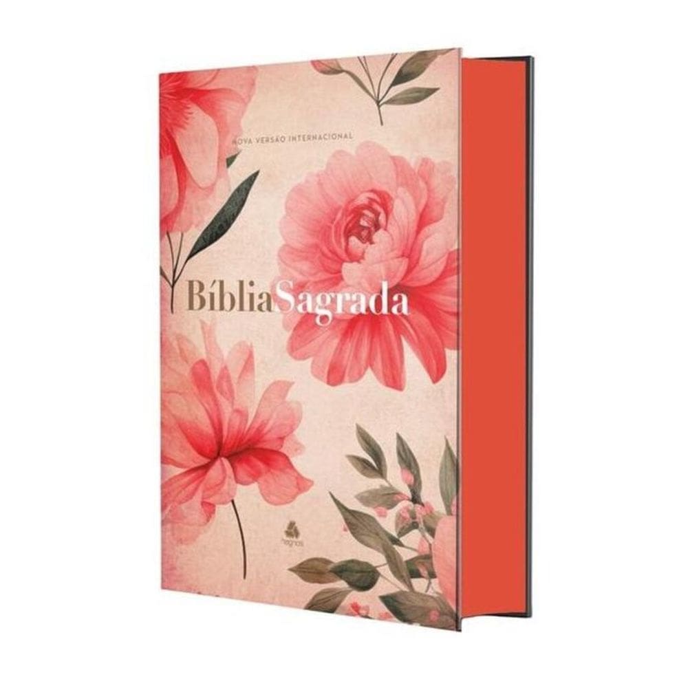 Bíblia Sagrada Nvi - Compacta - Rosa Flor
