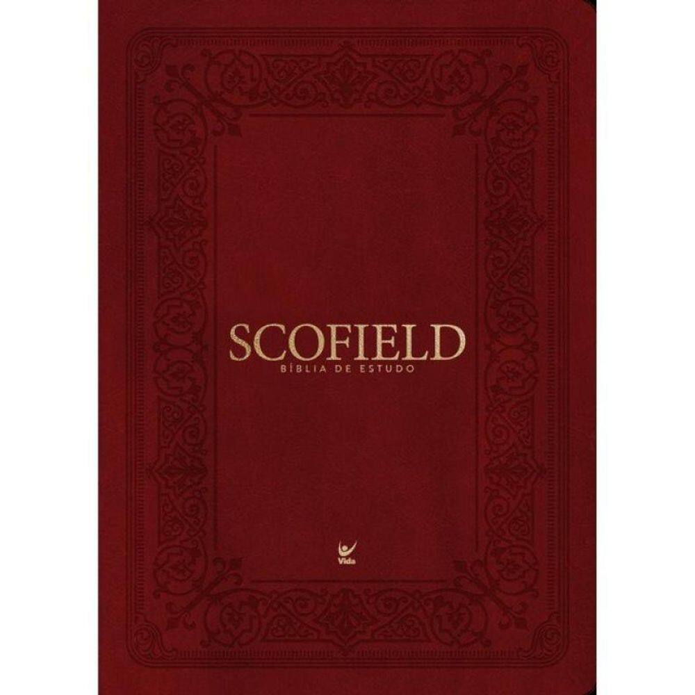 Bíblia De Estudo Scofield - Vinho