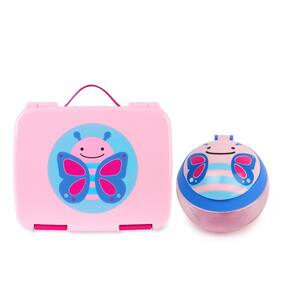 Kit Passeio Bento Box e Porta Snack Zoo Borboleta - Skip Hop