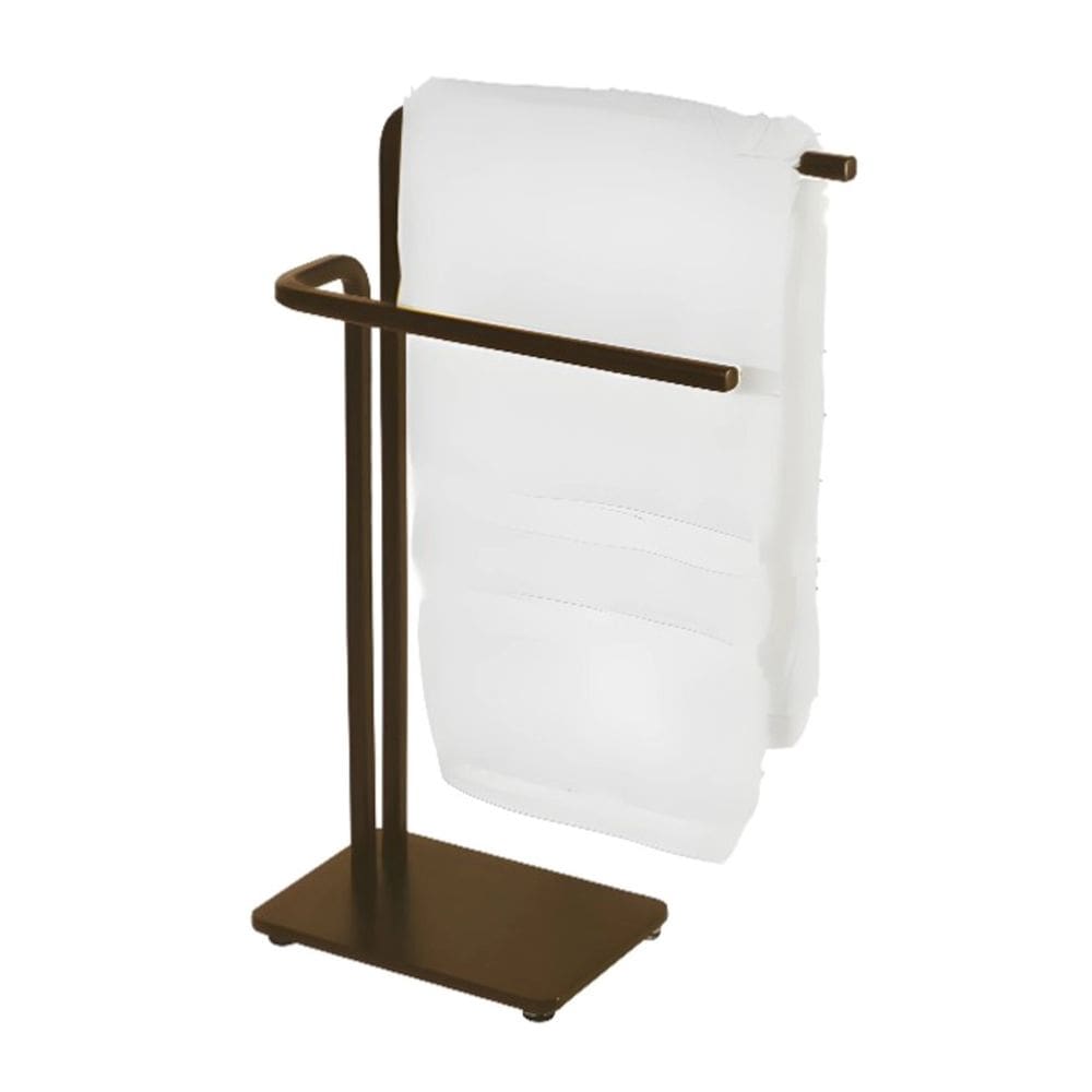 Suporte Porta Toalha Toalheiro de Bancada Banheiro Cor Café - 2372CF Future