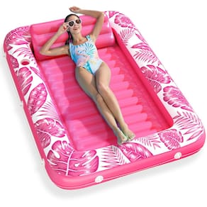 Espreguiçadeira de bronzeamento inflável Float Jasonwell 4 em 1
