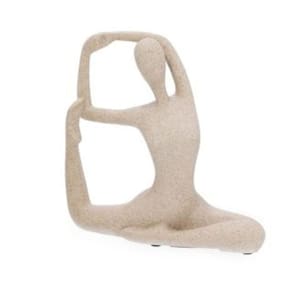 Escultura Yoga Posição Pombo Real 19x12x6,5cm 19432-B Mart
