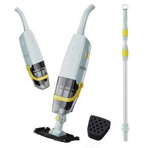 Aspirador de piscina portátil sem fio Lydsto S1 2025 atualizado amarelo