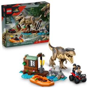 Brinquedo de construção LEGO Jurassic World T. rex River Escape 76975