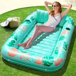 Espreguiçadeira de bronzeamento inflável Float Sloosh 70x46cm L-Aqua