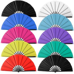 Hand Fan Oncpcare Boots on the Ground, dobráveis, 10 unidades, mix color