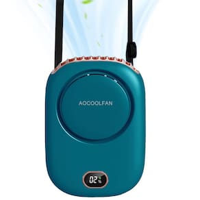 Ventilador portátil AOCOOLFAN Ventilador de pescoço portátil USB recarregável