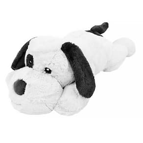 Pelúcia Cachorro Deitado 50cm Preto e Branco CAA0045 - CAA Toys