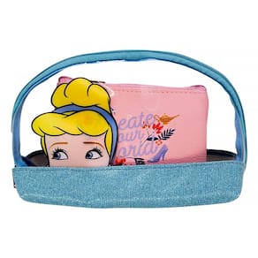 Necessaire Bolsa Maquiagem Viagem 2in1 Cinderela Princesa Disney 10073342 - ZonaCriativa