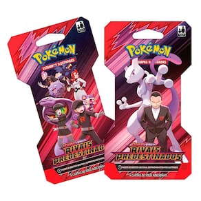Pokémon Pacote Booster Escarlate e Violeta Rivais Predestinados com 6 Cartas 100-10519 35557 - Copag