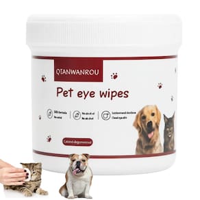 Lenço Umedecido Cao Pet Gato Cachorro Limpeza Olhos Higiene Cuidado Hipoalergenico Suave Animal de Estimaçao