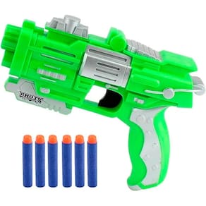 Lançador de Dardos Soft Gun 6 Dardos R3259 - BBR Toys