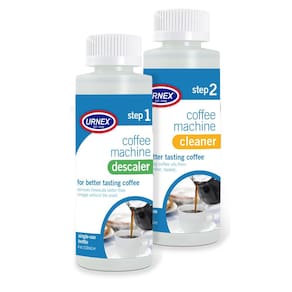 Kit de limpeza e descalcificação para cafeteira Urnex 2 garrafas