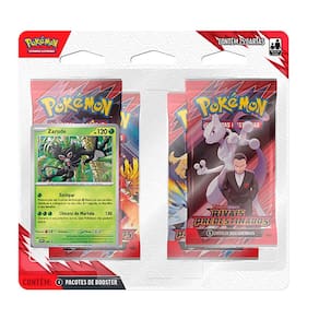 Pokémon Blister Quadruplo Escarlate e Violeta 10 Rivais Predestinados Zarude 100-10522 35561 - Copag