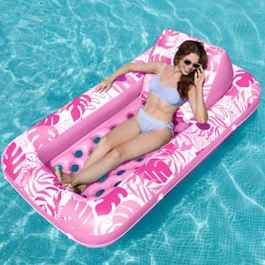 Espreguiçadeira inflável Pool Float Sloosh 72x38 com orifício de resfriamento
