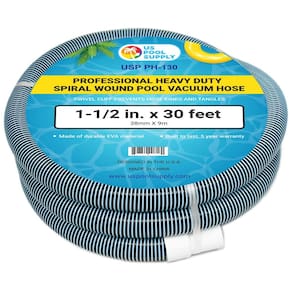 Mangueira de vácuo para piscina U.S. Pool Supply Professional 38 mm x 9 m