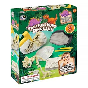 Kit Escavação Aventuras Fósseis Treasure Hunt Dinossauros BR2148 - Multikids