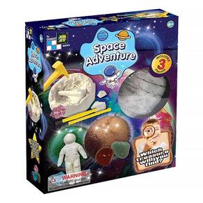 Kit Escavação Aventuras no Espaço Treasure Hunt Astronauta BR2150 - Multikids